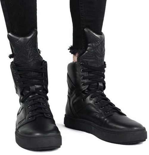 topánky KILLSTAR - Killin' It High Tops - BLACK - KSRA000014